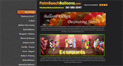 Desktop Screenshot of palmbeachballoons.com